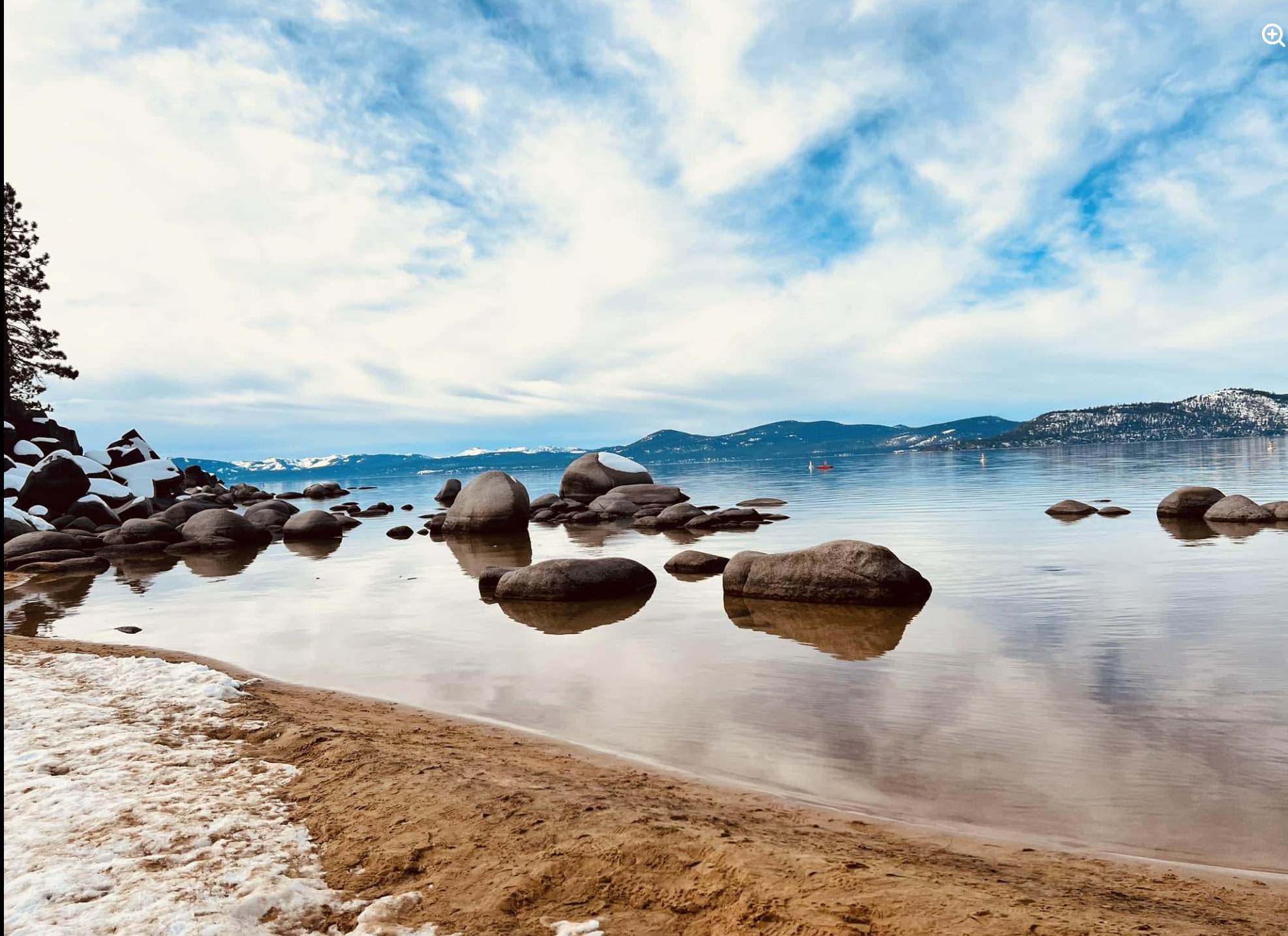 A still winter morning at Lake Tahoe
